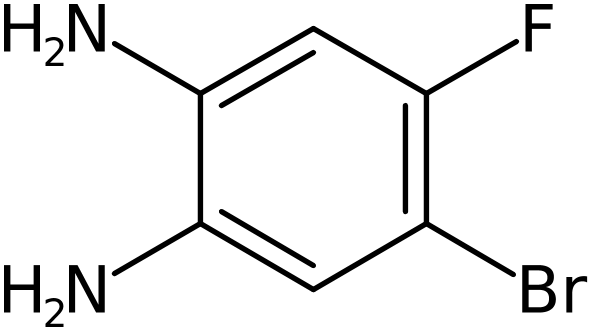 CAS: 153505-37-4 | 4-Bromo-5-fluorobenzene-1,2-diamine, >97%, NX25983