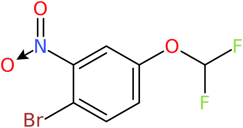 CAS: 865886-84-6 | 2-Bromo-5-(difluoromethoxy)nitrobenzene, >95%, NX64855