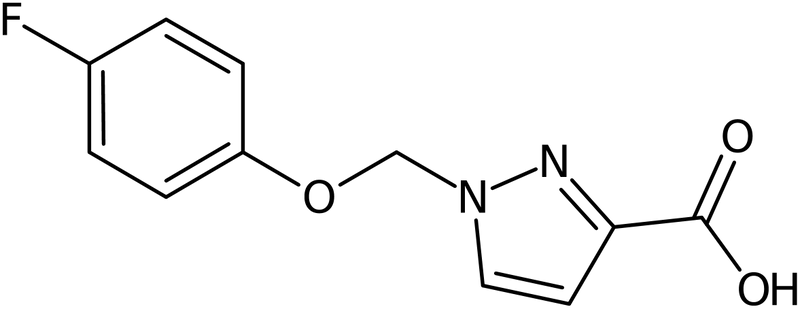 CAS: 1004193-27-4 | 1-[(4-Fluorophenoxy)methyl]-1H-pyrazole-3-carboxylic acid, NX10475