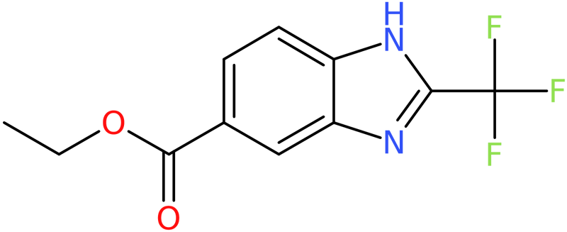 CAS: 89457-09-0 | Ethyl 2-(trifluoromethyl)-1H-1,3-benzodiazole-5-carboxylate, NX67423