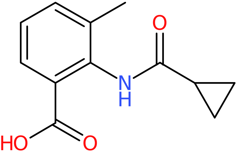 CAS: 926249-10-7 | 2-[(Cyclopropylcarbonyl)amino]-3-methylbenzoic acid, NX69193