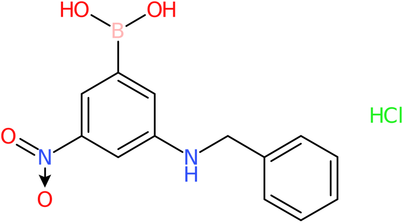 CAS: 913835-78-6 | 3-(Benzylamino)-5-nitrobenzeneboronic acid hydrochloride, >95%, NX68436