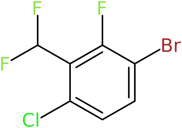 CAS: 943830-37-3 | 1-Bromo-4-chloro-3-(difluoromethyl)-2-fluorobenzene, >97%, NX70187