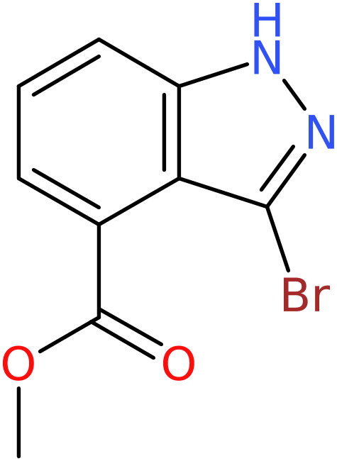 CAS: 885271-63-6 | Methyl 3-bromo-1H-indazole-4-carboxylate, NX66294