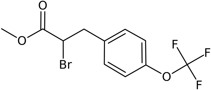 CAS: 175203-81-3 | Methyl 2-bromo-3-[4-(trifluoromethoxy)phenyl]propionate, >98%, NX29254