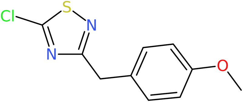 CAS: 1029718-72-6 | 5-Chloro-3-[(4-methoxyphenyl)methyl]-1,2,4-thiadiazole, NX11733