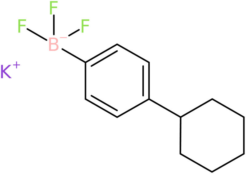 Potassium (4-cyclohexylphenyl)trifluoroboranuide, NX74454