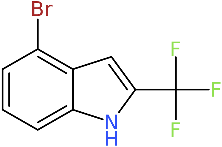 CAS: 955978-75-3 | 4-Bromo-2-(trifluoromethyl)-1H-indole, NX70940