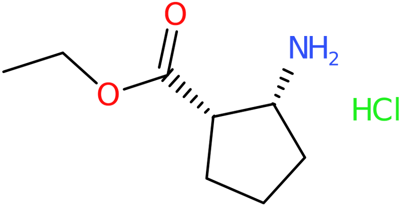 CAS: 945935-60-4 | Ethyl (1S,2R)-2-aminocyclopentane-1-carboxylate hydrochloride, >98%, NX70321