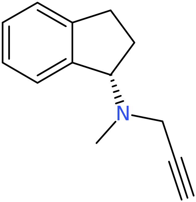 CAS: 124192-86-5 | (S)-N-Methyl-N-(2-propynyl)-2,3-dihydroinden-1-amine, NX18707