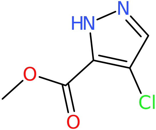 CAS: 1005584-90-6 | 4-Chloro-2H-pyrazole-3-carboxylic acid methyl ester, >95%, NX10553