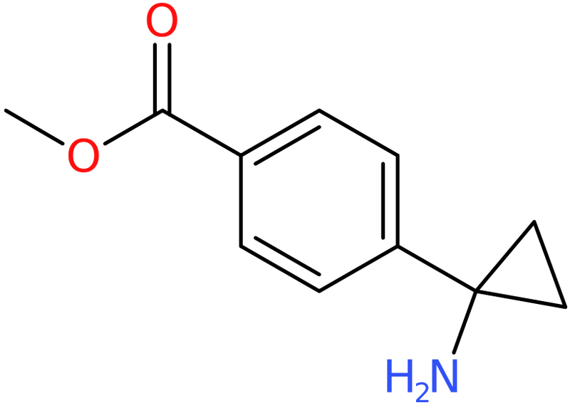 CAS: 1006037-03-1 | Methyl 4-(1-aminocyclopropyl)benzoate, NX10605