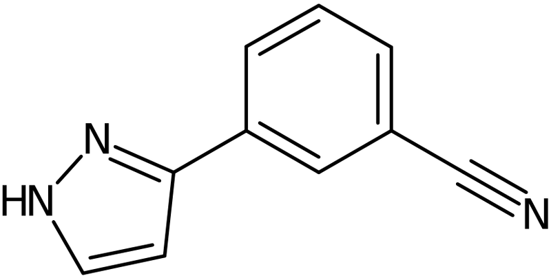 CAS: 149739-51-5 | 3-(1H-Pyrazol-3-yl)benzonitrile, NX25408