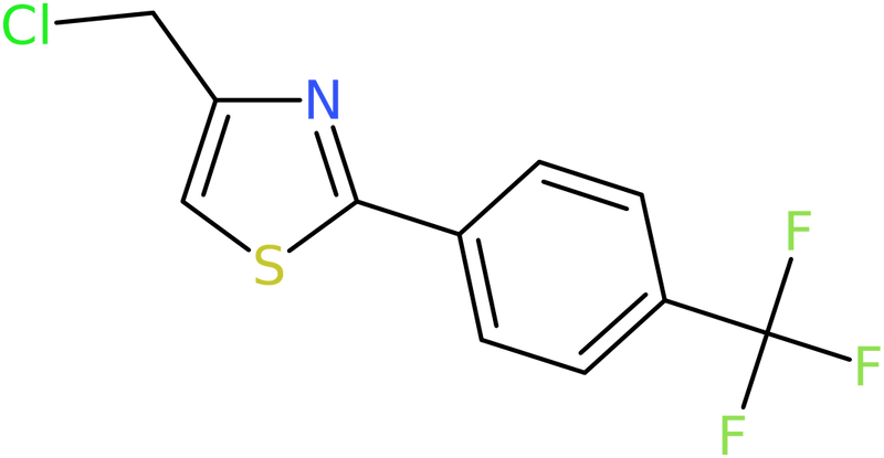 CAS: 135873-35-7 | 4-(Chloromethyl)-2-[4-(trifluoromethyl)phenyl]-1,3-thiazole, >95%, NX22182