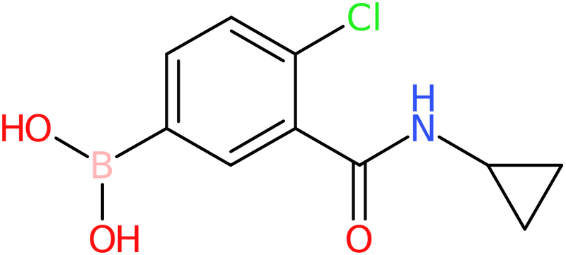 CAS: 871332-73-9 | 4-Chloro-3-(cyclopropylcarbamoyl)phenylboronic acid, >98%, NX65252