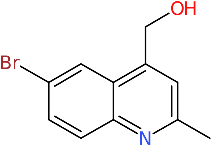 CAS: 885279-63-0 | (6-Bromo-2-methylquinolin-4-yl)methanol, >96%, NX66340