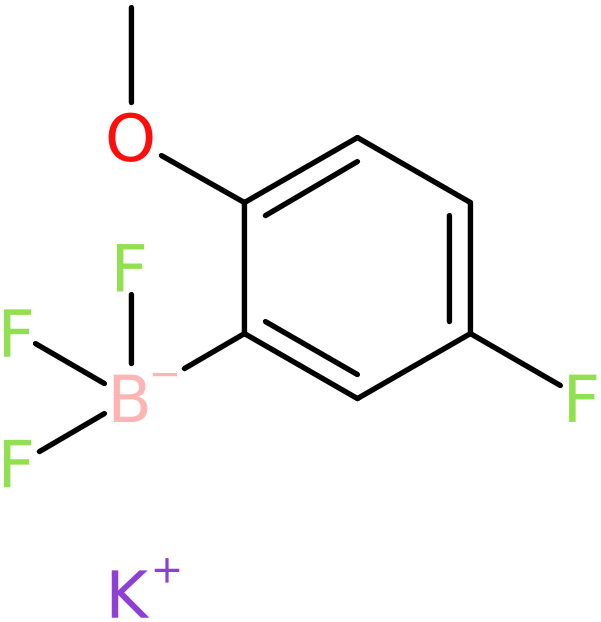 Potassium 5-fluoro-2-methoxyphenyltrifluoroborate, NX74458