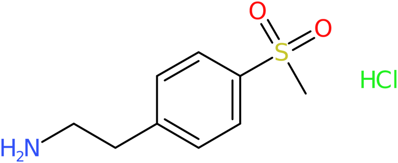 CAS: 849020-96-8 | 2-(4-Methylsulphonyl)phenethylamine hydrochloride, >95%, NX63634