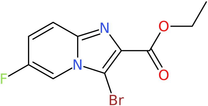 CAS: 1427460-92-1 | Ethyl 3-bromo-6-fluoroimidazo[1,2-a]pyridine-2-carboxylate, NX24005