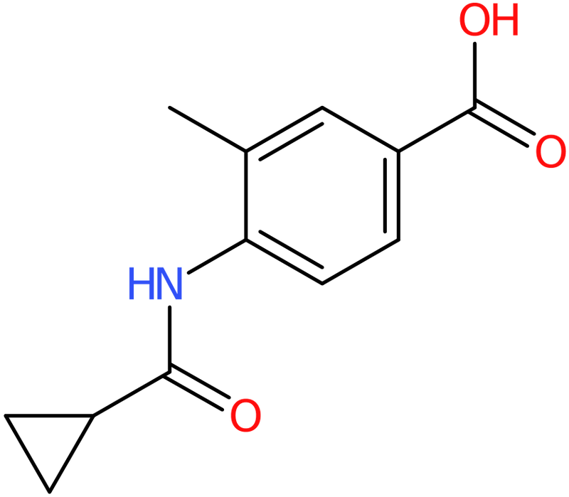 CAS: 926224-22-8 | 4-[(Cyclopropylcarbonyl)amino]-3-methylbenzoic acid, NX69188