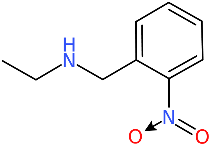 Ethyl[(2-nitrophenyl)methyl]amine, >95%, NX74337