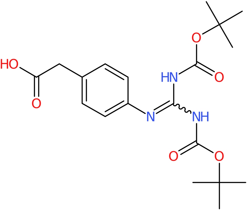 CAS: 1263045-12-0 | 4-[(Boc)2-Guanidino]phenylacetic acid, >98%, NX19701