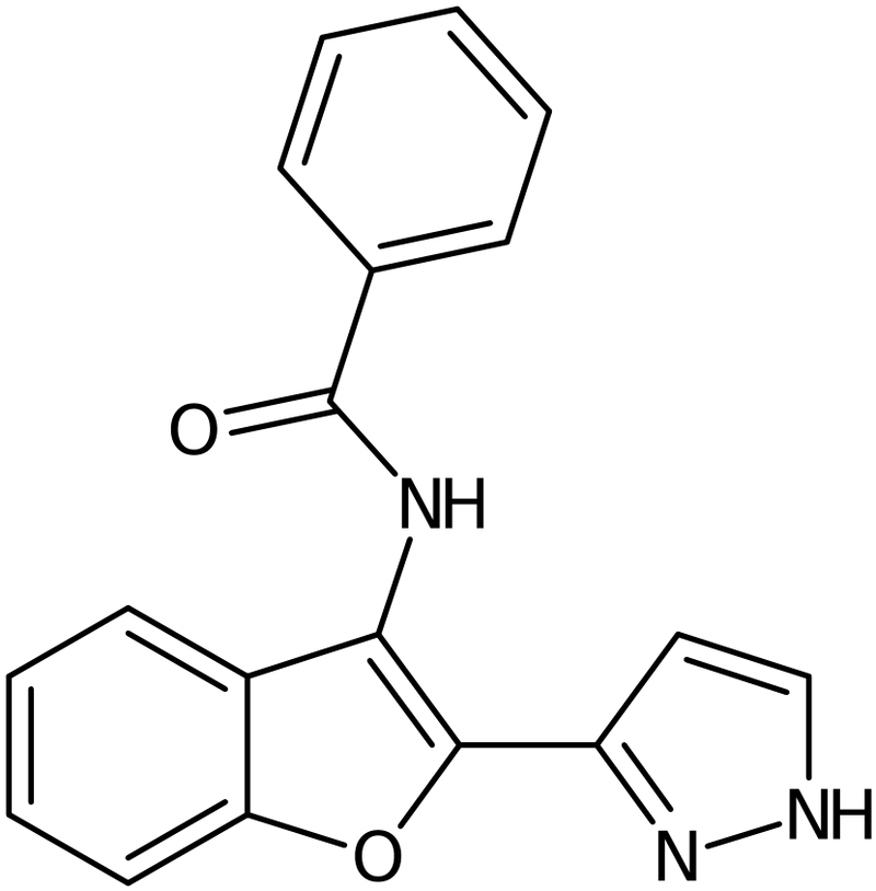 CAS: 1401786-32-0 | N-[2-(1H-Pyrazol-3-yl)benzofuran-3-yl]benzamide, NX23336