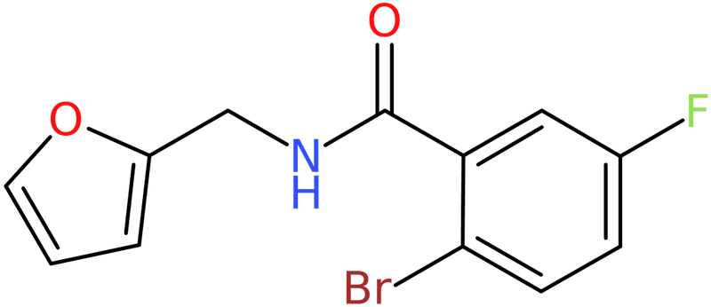 CAS: 923722-86-5 | 2-Bromo-5-fluoro-N-(fur-2-ylmethyl)benzamide, NX69077