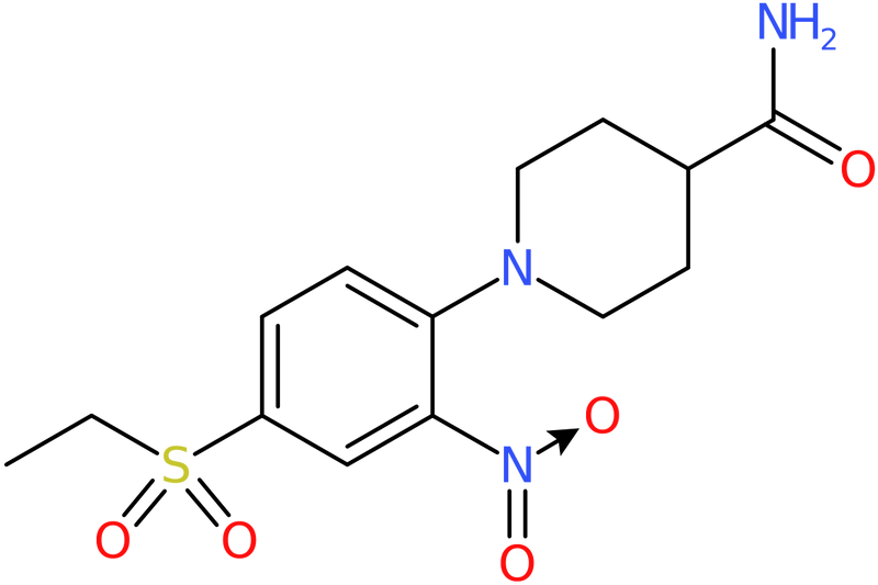 CAS: 942474-30-8 | 1-[4-(Ethylsulphonyl)-2-nitrophenyl]piperidine-4-carboxamide, NX70123