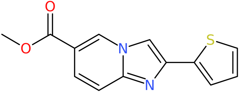 Methyl 2-thien-2-ylimidazo[1,2-a]pyridine-6-carboxylate, NX73919