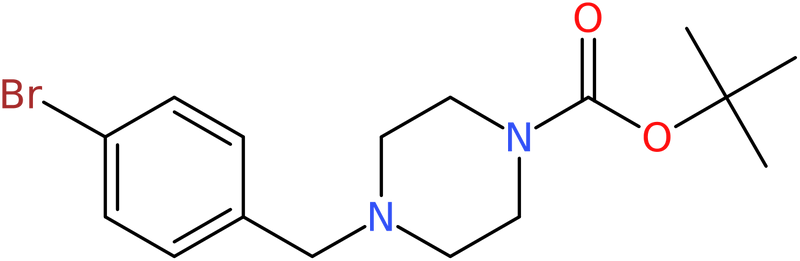 CAS: 844891-10-7 | 4-(4-Bromobenzyl)piperazine, N1-BOC protected, >95%, NX63432