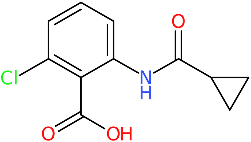 CAS: 1314406-53-5 | 2-Chloro-6-[(cyclopropylcarbonyl)amino]benzoic acid, NX20819