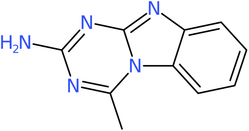 CAS: 78650-16-5 | 4-Methyl-1,3,5-triazino[1,2-a]benzimidazol-2-amine, NX62006