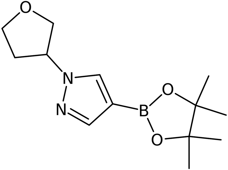 CAS: 1029715-63-6 | 1-(Oxolan-3-yl)-4-(tetramethyl-1,3,2-dioxaborolan-2-yl)-1H-pyrazole, >95%, NX11729