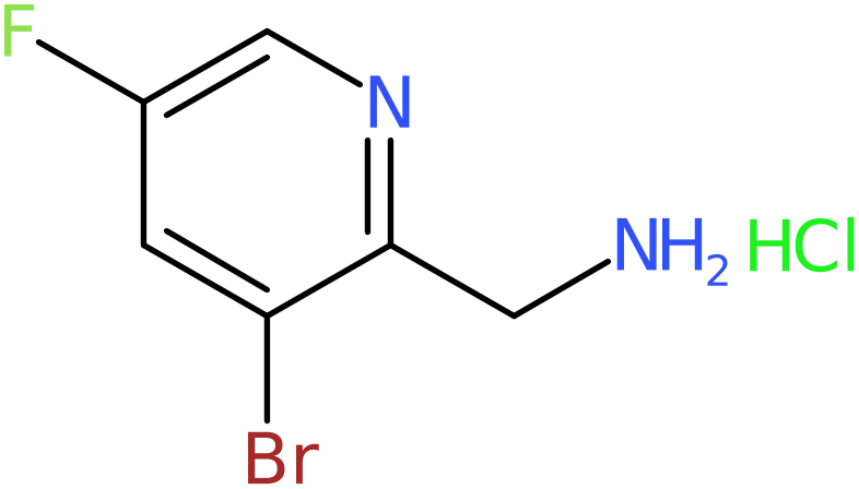 CAS: 1257535-21-9 | 2-(Aminomethyl)-3-bromo-5-fluoropyridine hydrochloride, NX19213