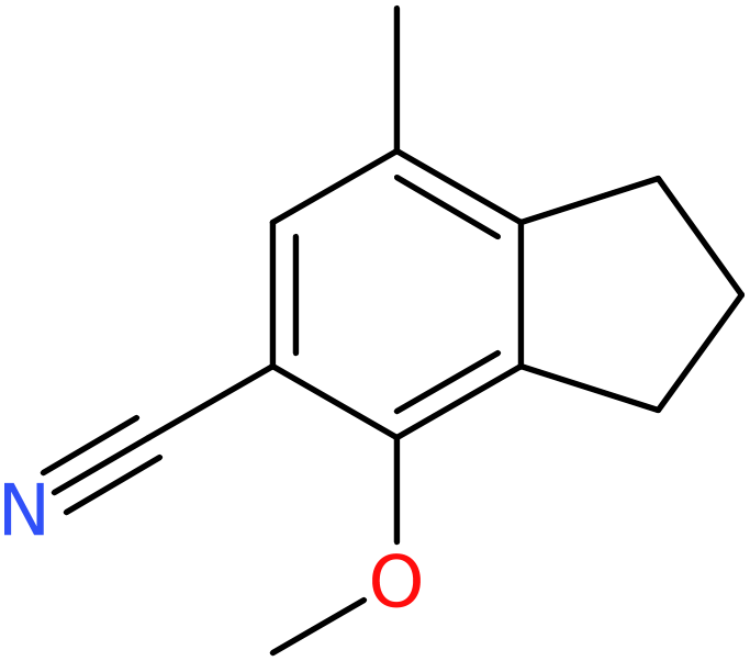 CAS: 175136-10-4 | 4-Methoxy-7-methylindane-5-carbonitrile, NX29121