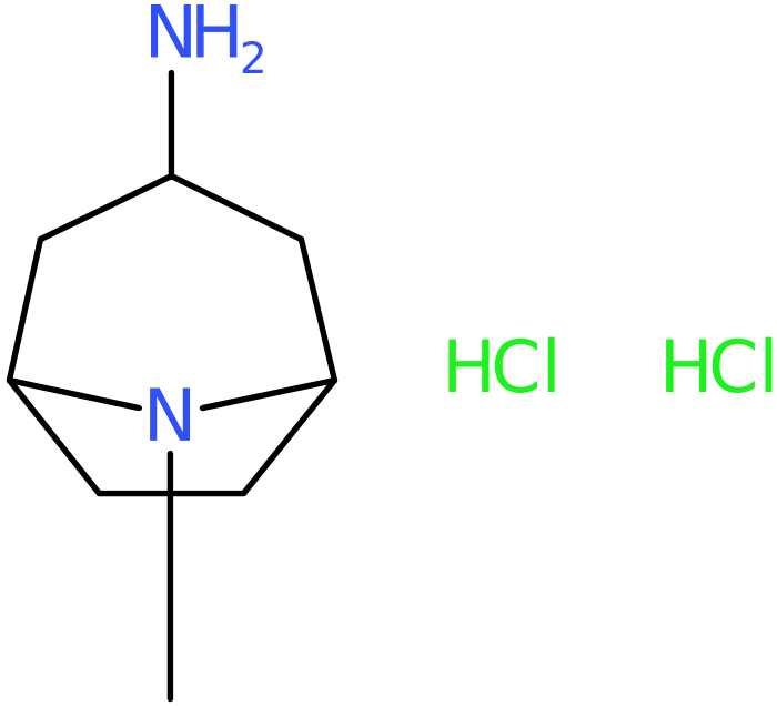 CAS: 646477-45-4 | 3-Amino-8-methyl-8-azabicyclo[3.2.1]octane dihydrochloride, NX56673