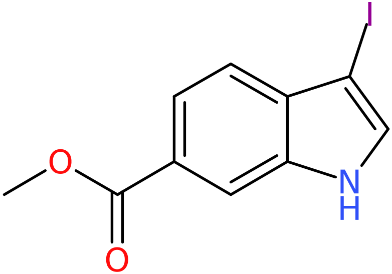 CAS: 850374-98-0 | Methyl 3-iodo-1H-indole-6-carboxylate, >95%, NX63814