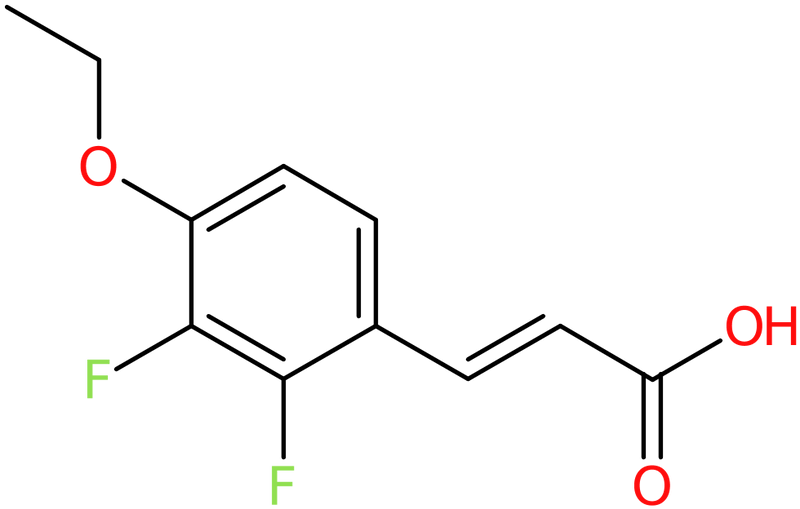 CAS: 1017779-66-6 | 4-Ethoxy-2,3-difluorocinnamic acid, >97%, NX11222