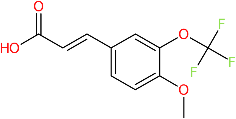 CAS: 1262018-46-1 | 4-Methoxy-3-(trifluoromethoxy)cinnamic acid, >97%, NX19673