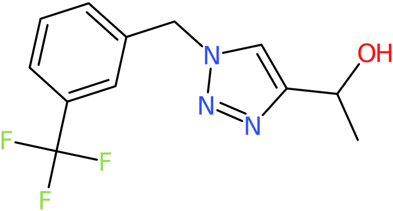 CAS: 1443291-26-6 | 1-(1-{[3-(Trifluoromethyl)phenyl]methyl}-1H-1,2,3-triazol-4-yl)ethan-1-ol, NX24496