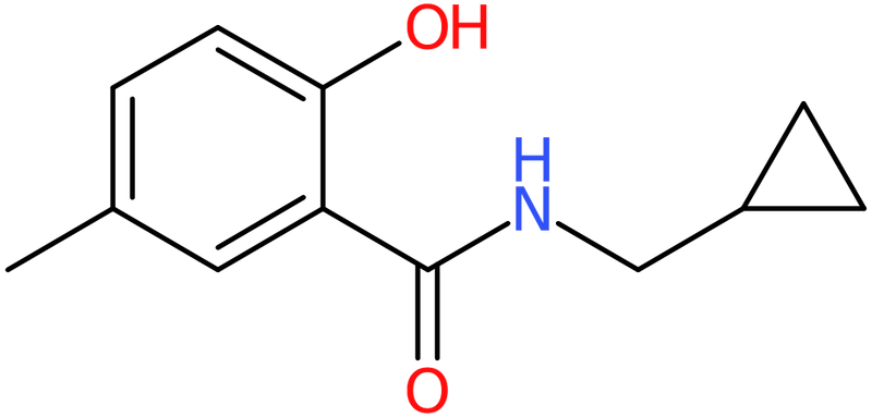 CAS: 1019405-20-9 | N-(Cyclopropylmethyl)-2-hydroxy-5-methylbenzamide, NX11358