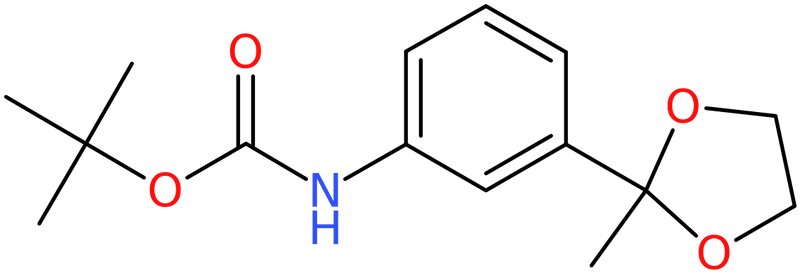 CAS: 886361-42-8 | 3-(2-Methyl-1,3-dioxolan-2-yl)aniline, N-BOC protected, NX66568