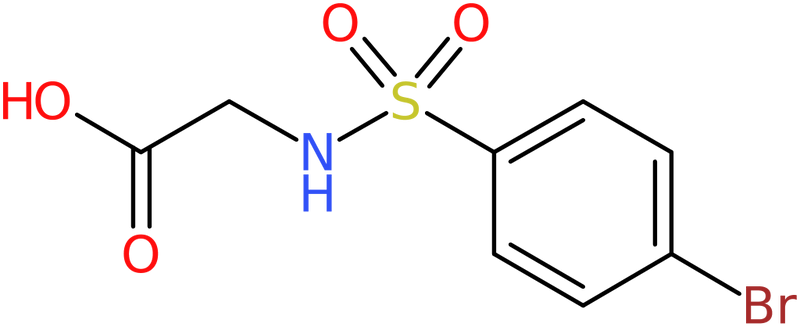 CAS: 13029-73-7 | [(4-Bromophenyl)sulphonylamino]acetic acid, >98%, NX20445