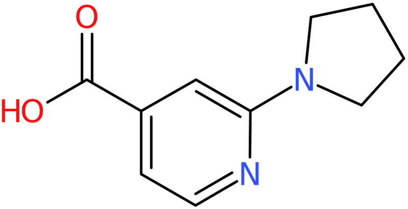 CAS: 98088-04-1 | 2-(Pyrrolidin-1-yl)isonicotinic acid, >98%, NX71610