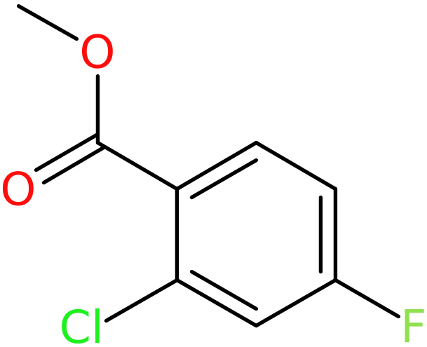 CAS: 85953-29-3 | Methyl 2-chloro-4-fluorobenzoate, >97%, NX64457