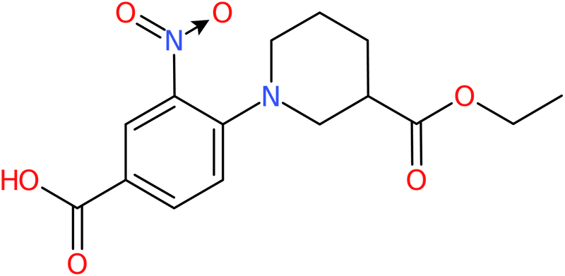 CAS: 942474-36-4 | 4-[3-(Ethoxycarbonyl)piperidin-1-yl]-3-nitrobenzoic acid, NX70125