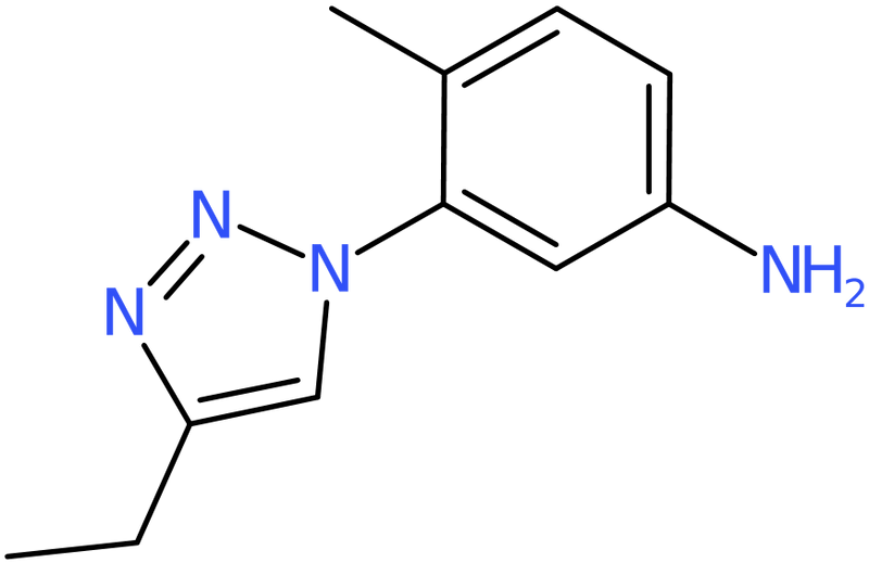 CAS: 1353878-18-8 | 3-(4-Ethyl-1H-1,2,3-triazol-1-yl)-4-methylaniline, NX21981