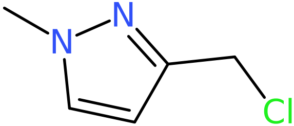 CAS: 84547-64-8 | 3-(Chloromethyl)-1-methyl-1H-pyrazole, >97%, NX63458