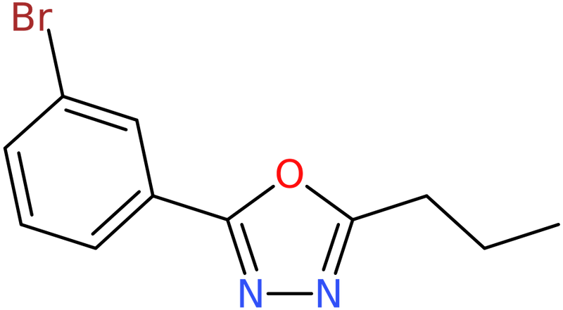 CAS: 957065-95-1 | 2-(3-Bromophenyl)-5-propyl-1,3,4-oxadiazole, NX71138